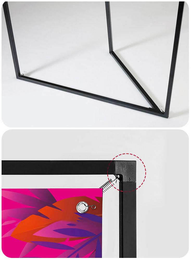 Triangle-shaped Banner Stand